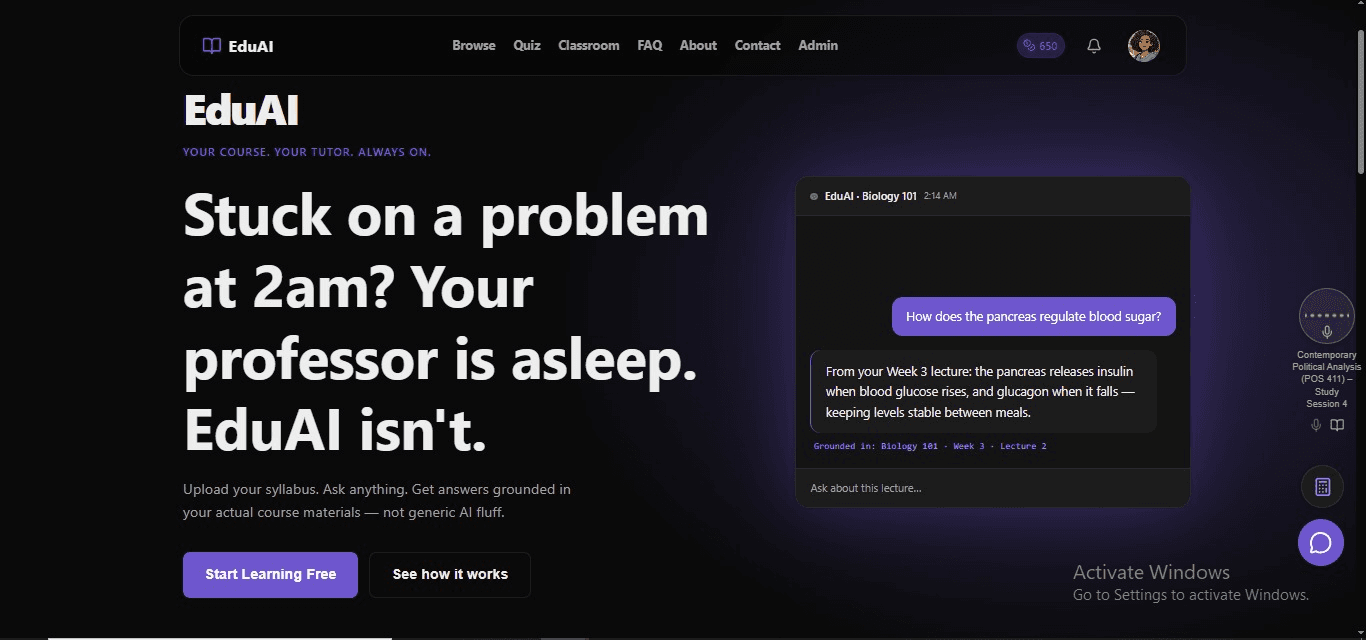 frontend ui screenshot